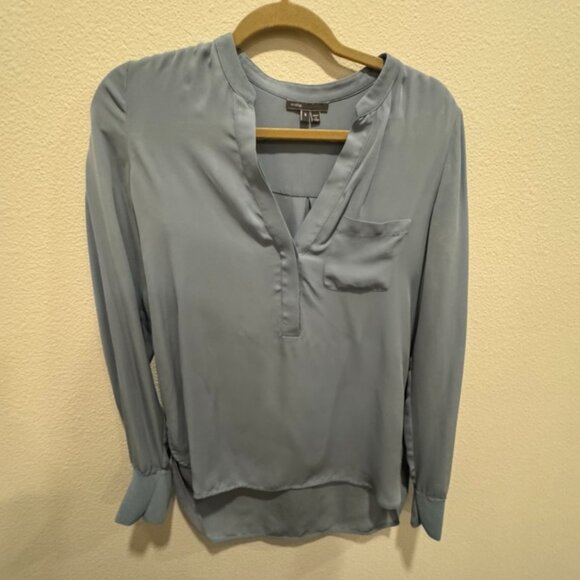 Vince Women's Blue Long Sleeve (Size 6) - Picture 3 of 8